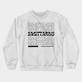 sagittarius tshirt design Crewneck Sweatshirt